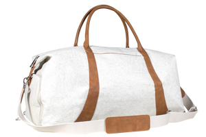 White Weekender Duffle Bag