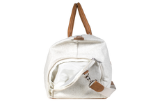 Load image into Gallery viewer, White Weekender Duffle Bag